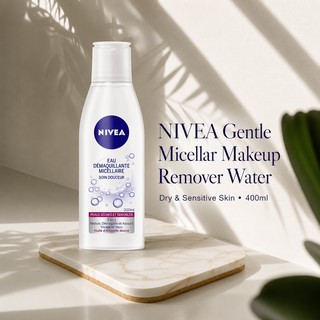 NIVEA Gentle Micellar Makeup Remover Water for Dry & Sensitive Skin 400ml
