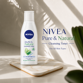 Nivea Pure & Natural Cleansing Toner for All Skin Types 200ml