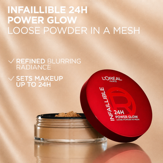 L'Oréal Infaillible 24H Power Glow Brightening Loose Powder In Mesh