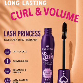 Essence Lash Princess Curl & Volume Mascara, Black