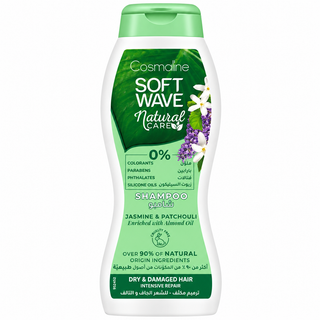 Cosmaline Soft Wave Natural Care Jasmine & Patchouli Shampoo with Almond Oil 400ml