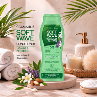 Cosmaline Soft Wave Natural Care Jasmine & Patchouli Conditioner with Almond Oil 400ml