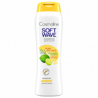 Cosmaline Soft Wave Pure Balance Shampoo Lime & Herbal Extracts 400ml