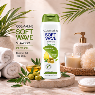 Cosmaline Soft Wave Natural Cure Shampoo with Olive Oil 400ml