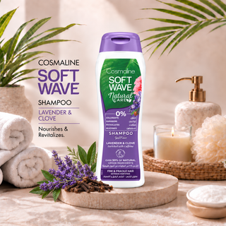 Cosmaline Soft Wave Natural Care Lavender & Clove Shampoo with Caffeine 400ml