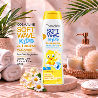 Cosmaline Soft Wave Kids 2-in-1 Camomile Shampoo 400ml