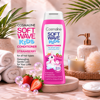 Cosmaline Soft Wave Kids Strawberry Conditioner 400ml