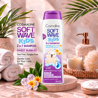 Cosmaline Soft Wave Kids 2-in-1 Sweet Bubbles Shampoo 400ml