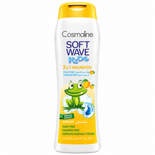 Cosmaline Soft Wave Kids 2-in-1 Apricot Shampoo 400ml