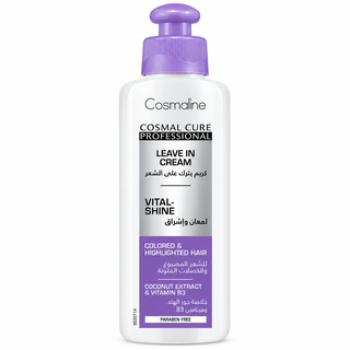 Cosmaline Cosmal Cure Professional Vital-Shine Leave-In Cream with Coconut Extract & Vitamin B3 200ml