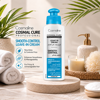 Cosmaline Cosmal Cure Professional Smooth-Control Leave-In Cream with Avocado Extract & Pro-Vitamin B5 for Frizzy & Unmanageable Hair 200ml