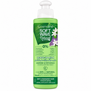 Cosmaline Soft Wave Natural Care Jasmine & Patchouli Leave-In Milk with Shea Butter 250ml