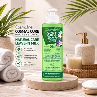 Cosmaline Soft Wave Natural Care Jasmine & Patchouli Leave-In Milk with Shea Butter 250ml