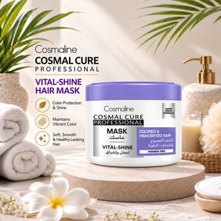 Cosmaline Cosmal Cure Professional Vital-Shine Hair Mask for Colored & Highlighted Hair 450ml