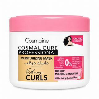 Cosmaline Cosmal Cure Professional Oh My Curls Moisturizing Hair Mask for Deep Moisture & Hydration 450ml