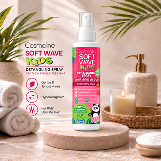 Cosmaline Soft Wave Kids Strawberry Detangling Spray – Gentle & Tangle-Free Hair 125ml