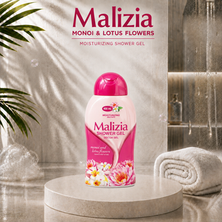 Malizia Monoi & Lotus Flowers Moisturizing Shower Gel 400ml