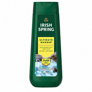 Irish Spring Ultimate Wake Up Tea Tree & Iced Lemon Moisturizing Face & Body Wash 24HR Fresh 591ml