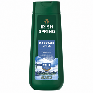 Irish Spring Mountain Chill Arctic Pine & Mint Moisturizing Face & Body Wash 24HR Fresh 591ml