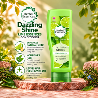 Herbal Essences Dazzling Shine Lime Essences Conditioner 400ml