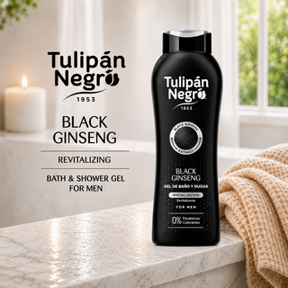 Tulipán Negro Black Ginseng Revitalizing Bath & Shower Gel for Men 720ml