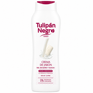 Tulipán Negro Crema de Jabón Maximum Hydration Bath & Shower Gel with Glycerin & Vitamin E 720ml