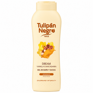Tulipán Negro Dream Vanilla & Macadamia Hydrating Gourmand Bath & Shower Gel 720ml