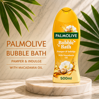 Palmolive Pamper & Indulge Macadamia Oil Bubble Bath 500ml