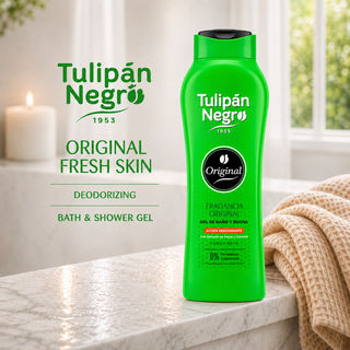Tulipán Negro Original Fresh Skin Deodorizing Bath & Shower Gel 720ml