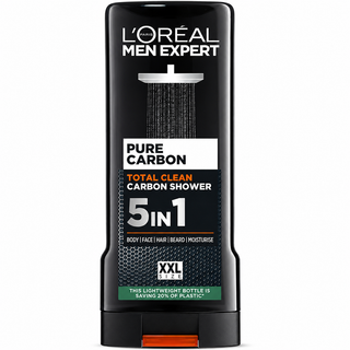 L'Oréal Men Expert Pure Carbon Total Clean 5-in-1 Shower Gel XXL Size 400ml