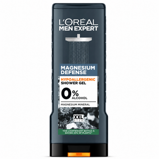 L'Oréal Men Expert Magnesium Defense Hypoallergenic Shower Gel 0% Alcohol XXL Size 400ml