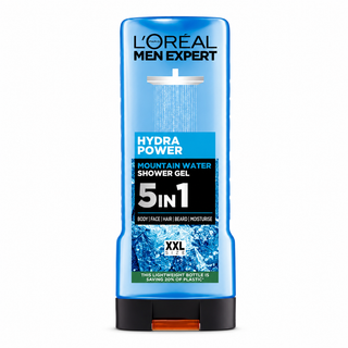 L'Oréal Men Expert Hydra Power Mountain Water 5-in-1 Shower Gel XXL Size 400ml