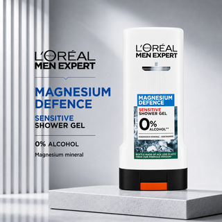 L'Oréal Men Expert Magnesium Defence Sensitive Shower Gel 0% Alcohol 300ml