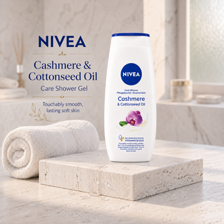NIVEA Cashmere & Cottonseed Oil Care Shower Gel 250ml