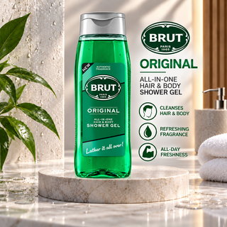 Brut Original All-in-One Hair & Body Shower Gel 500ml