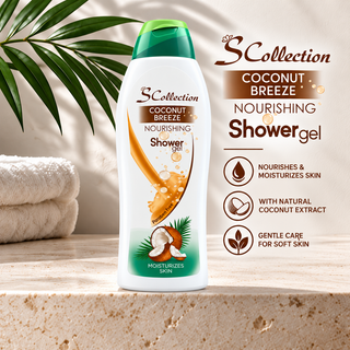 S Collection Coconut Breeze Nourishing Moisturizing Shower Gel 750ml