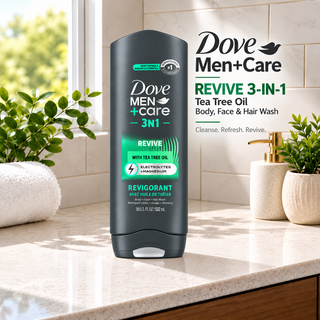 Dove Men+Care Revive 3-in-1 Tea Tree Oil Body, Face & Hair Wash 532ml