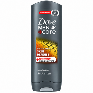 Dove Men+Care Antibacterial Skin Defense Body & Face Wash 532ml