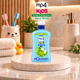MP4 Kids Green Apple Gentle & Moisturizing Hand Wash 500ml