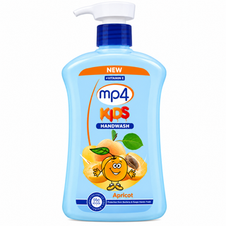 MP4 Kids Apricot Gentle & Moisturizing Hand Wash 500ml