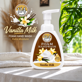 114 Professional Vanilla Milk Extra Moisture Foam Hand Wash 400ml