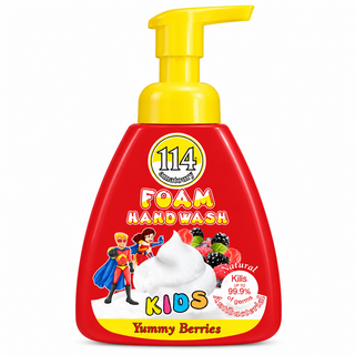 114 Professional Kids Yummy Berries Antibacterial Foam Hand Wash 400ml
