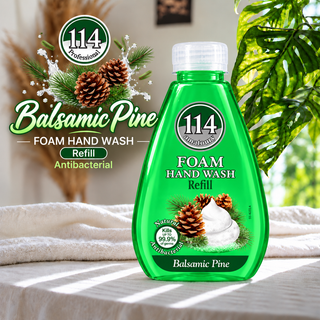114 Professional Balsamic Pine Antibacterial Foam Hand Wash Refill 300ml