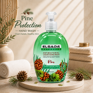 Elsada Naturals Pine Antibacterial Liquid Hand Wash 440ml