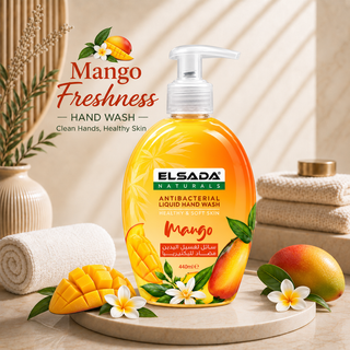 Elsada Naturals Mango Antibacterial Liquid Hand Wash 440ml