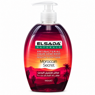 Elsada Naturals Moroccan Secret Antibacterial Liquid Hand Wash 440ml