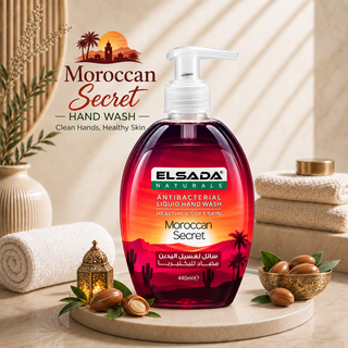 Elsada Naturals Moroccan Secret Antibacterial Liquid Hand Wash 440ml