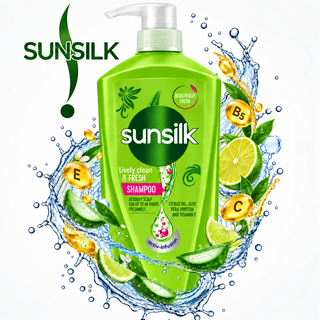 Sunsilk Lively Clean & Fresh Shampoo 625ml
