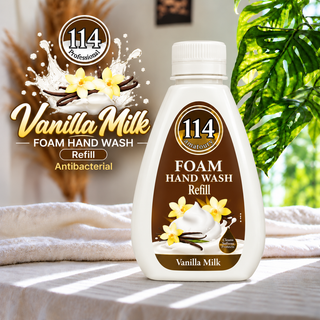 114 Professional Vanilla Milk Foam Hand Wash Refill 300ml