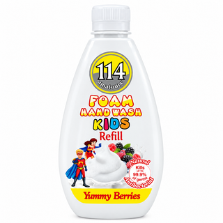 114 Professional Kids Yummy Berries Antibacterial Foam Hand Wash Refill 300ml